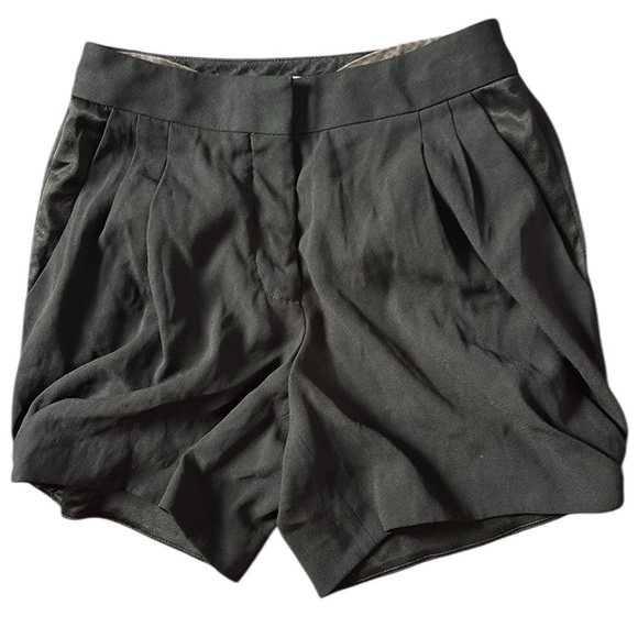Wilfred Black High Waist Pleated Shorts - Picture 11 of 11